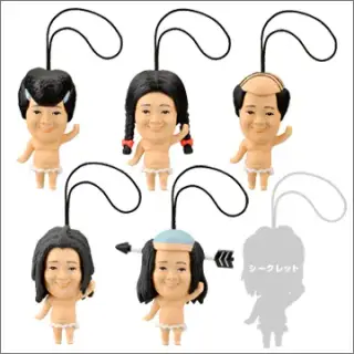 ブラックマヨネーズ小杉の伝統芸能ヅラ踊りストラップの画像