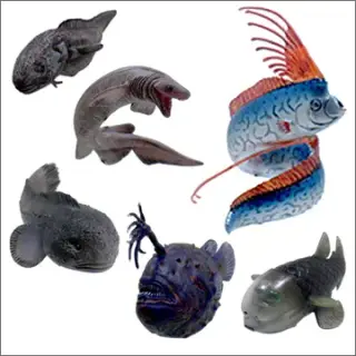 不思議生物大百科 深淵の放浪者 深海魚の画像