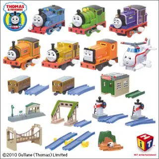 カプセルプラレール きかんしゃトーマス たのしいともだち編の画像