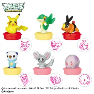 ポケモン マスコットスタンプBW（ベストウイッシュ）の画像
