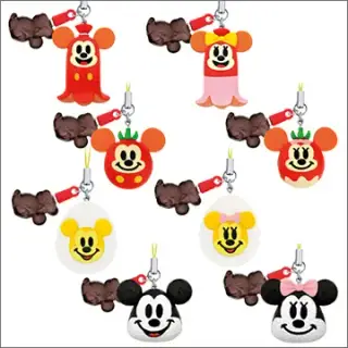 ミッキー＆ミニー キャラランチマスコットの画像