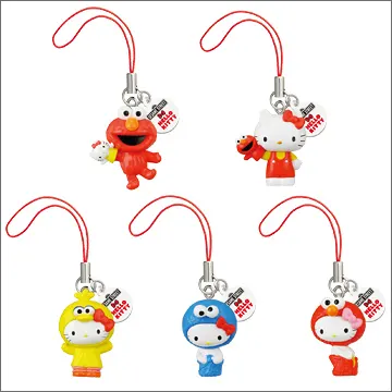 HELLO KITTY×SESAME STREETストラップ(仮)(画像)