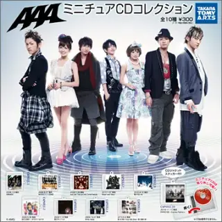 AAA ミニチュアCDコレクションの画像