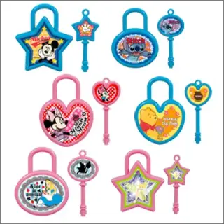ディズニーキャラクター ひみつのロック＆キーの画像