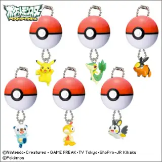 ポケモン オープンボールマスコットBW（ベストウイッシュ）の画像