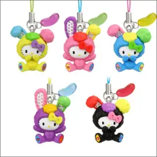 HELLO KITTY Vivid Rabbit マスコットの画像