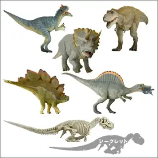 立体カプセル百科事典 原色大恐竜図鑑の画像