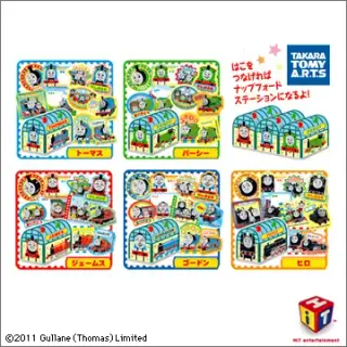 きかんしゃトーマス ペタペタステッカーステーションの画像