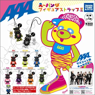 AAA え~パンダフィギュアストラップⅡ(画像)