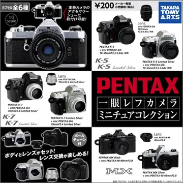 PENTAX 一眼レフカメラ ミニチュアコレクション(画像)