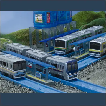 カプセルプラレール 西も東も!通勤・近郊列車編(画像)