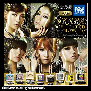 KARA ミニチュアCDコレクション(画像)