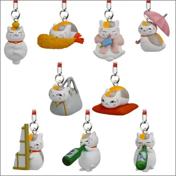 夏目友人帳 ニャンコ先生 徒然根付ストラップ(画像)