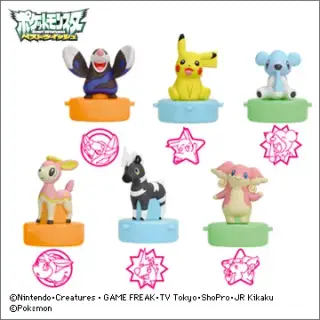 ポケモン マスコットスタンプBW（ベストウイッシュ）3の画像