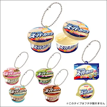 明治エッセルスーパーカップ ミニチュアマスコット(画像)