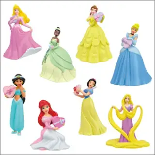 ディズニーキャラクター ディズニープリンセス ロイヤルハートフィギュアの画像