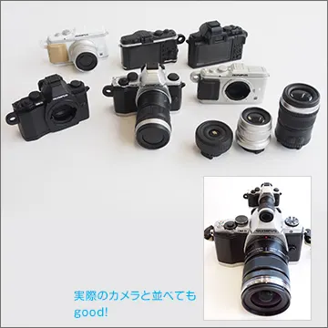 OLYMPUS マイクロ一眼カメラ ミニチュアコレクション(画像)
