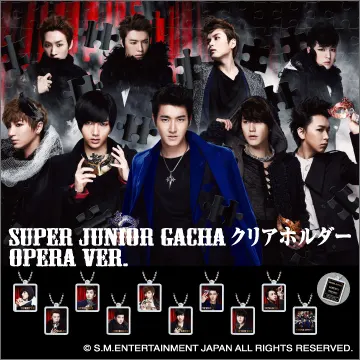 SUPER JUNIOR GACHA クリアホルダー OPERA VER.(画像)