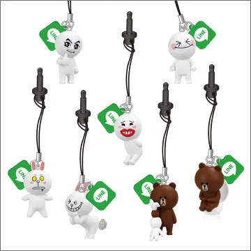 LINE GACHA マスコットストラップ(画像)