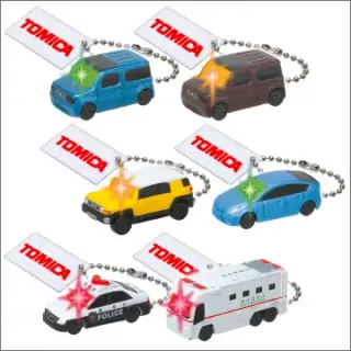 トミカ ライトキーホルダー８の画像