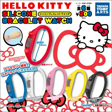HELLO KITTY シリコンブレスレットウォッチ(画像)