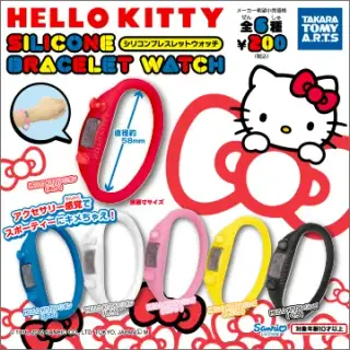 HELLO KITTY シリコンブレスレットウォッチの画像