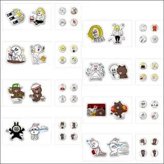 LINE CHARACTER ぷくぷくデコシール Part2の画像