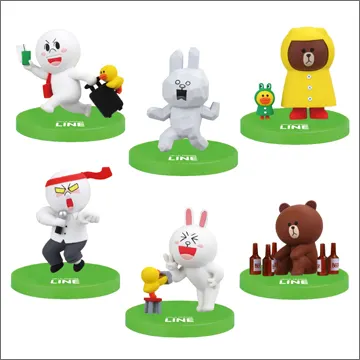 LINE CHARACTER フィギュアコレクションPart2(画像)
