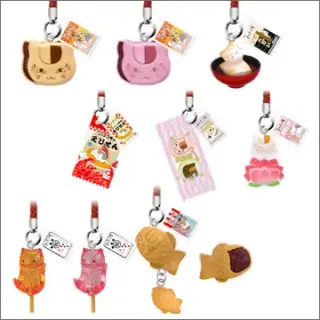 夏目友人帳 ニャンコ先生和菓子ストラップPart2の画像