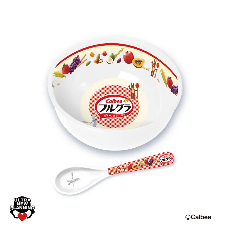 Calbee フルグラ 朝食食器セット ラインナップ 1