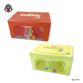 ロッテ スイカバー＆メロンバー窓付き収納ケースの画像