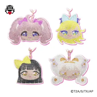 ひみつのアイプリ ラインストーンキーホルダーの画像