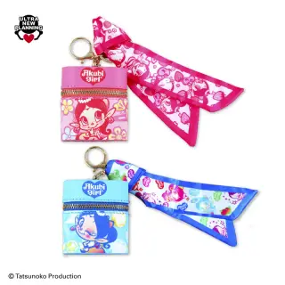 アクビガール スカーフ付きチャームポーチの画像