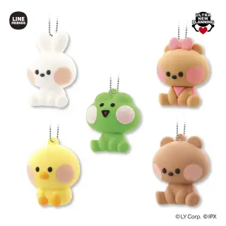 LINE FRIENDS minini 3Dラバーマスコットの画像